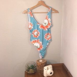 sunflower one piece swimsuit